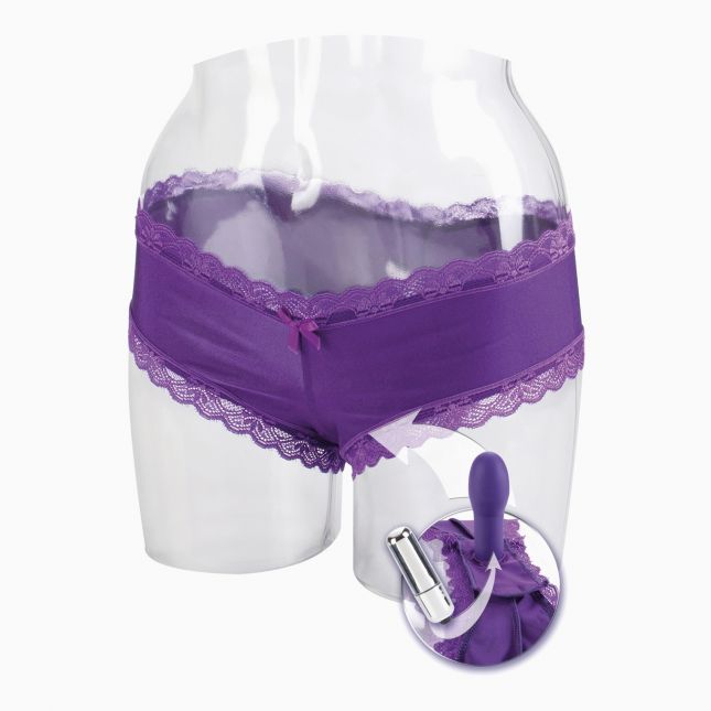 Трусики з віброкулею Self Pleasurizer Purple