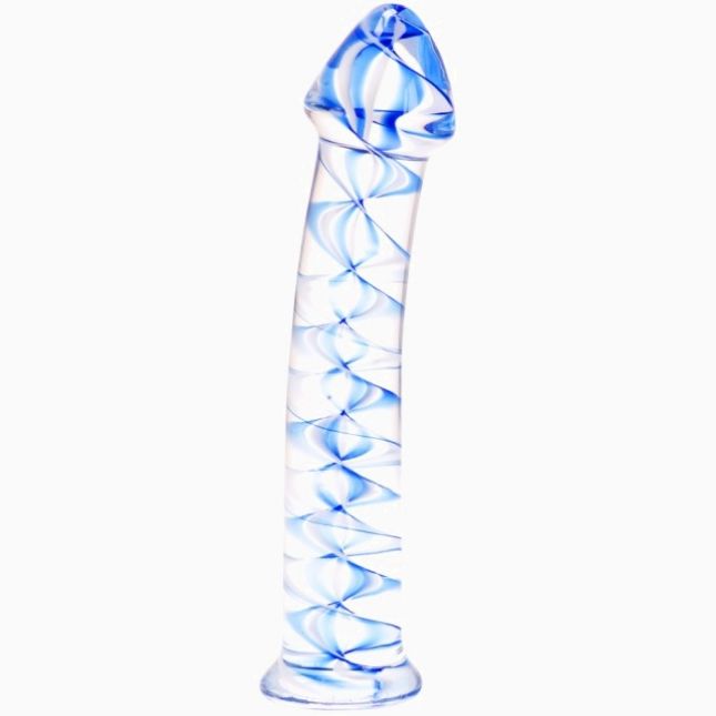 Стимулятор точки G Spiraled Ice GSpot Teaser Dildo, 17,8х3 см