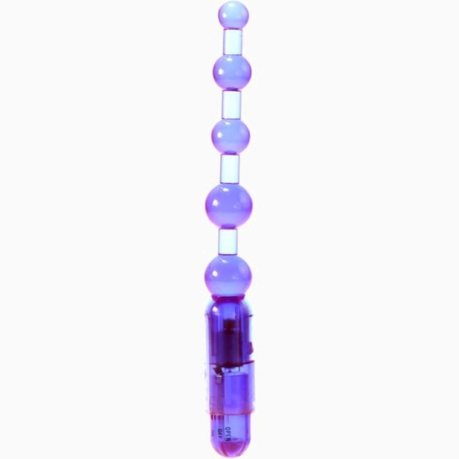 Анальний стимулятор Anovibe Vibrating Anal Beads Kinx, 12,5х2, 2 см