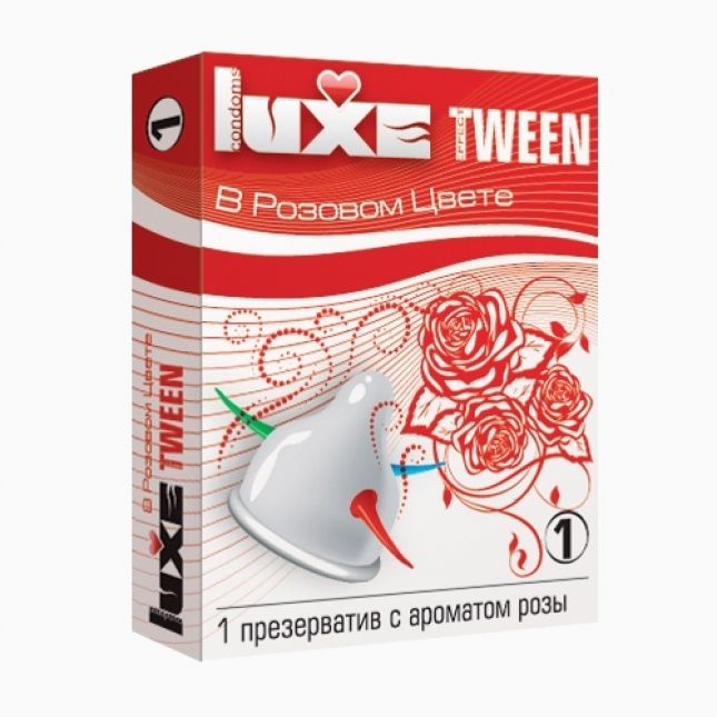 Презерватив Luxe с ароматом розы В Розовом Цвете 