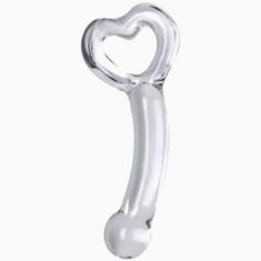 Стимулятор точки G TLC® CyberGlass™ Heart's Delight, 18,4х3, 2 см Стимулятор точки G TLC® CyberGlass™ Heart's Delight, 18,4х3, 2 см