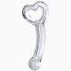 Стимулятор точки G TLC® CyberGlass™ Heart's Delight, 18,4х3, 2 см