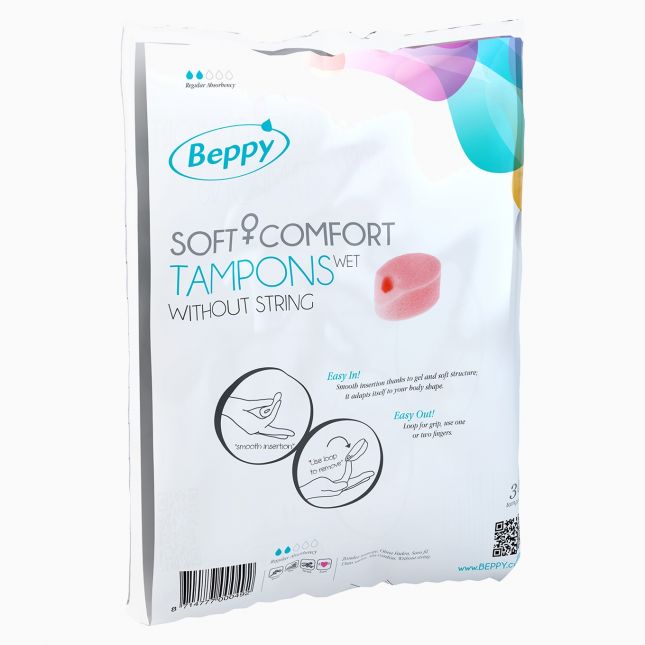 Безнитиевые тампони Beppy Comfort Tampons Wet 30pcs
