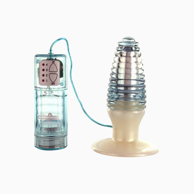 Вибро-втулка Vibr - large Swirl Buttplug