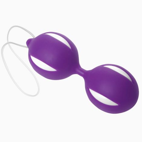 Вагінальні кульки Essensual Silicone Kegel Balls - Purple