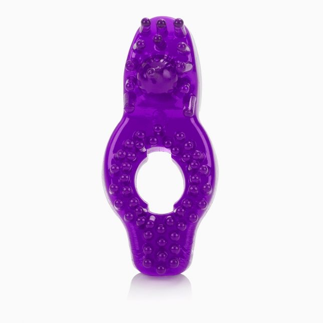 Ерекційне кільце із стимулятором клітора Super Stretch Enhancer Ring
