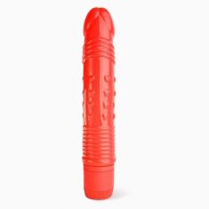 Силіконовий вібратор FunZone Monochrome Red, 17,75х4 см