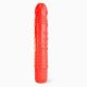 Силиконовый вибратор FunZone Monochrome Red, 17,75х4 см