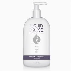 Інтимна змазка на водній основі Condom Compatible Lubricant Gel, 473 мл