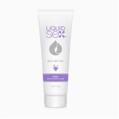 Оральный лубрикант со вкусом винограда Liquid Sex Oral Sex Gel, 113 мл