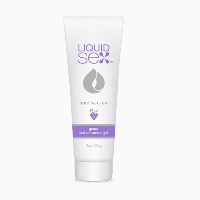 Оральний лубрикант із смаком винограду Liquid Sex Oral Sex Gel, 113 мл