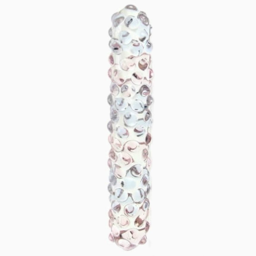 Фалоімітатор Glas Purple Rose Nubby Glass Dildo Фалоімітатор Glas Purple Rose Nubby Glass Dildo