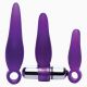 Анальний стимулятор Fanny Fiddlers 3 Piece Finger Rimmer Set with Vibrating Bullet