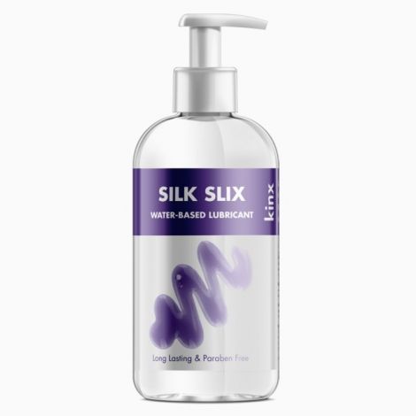 Лубрикант Kinx Silk Slix Water Based Pump Bottle White, 250ml