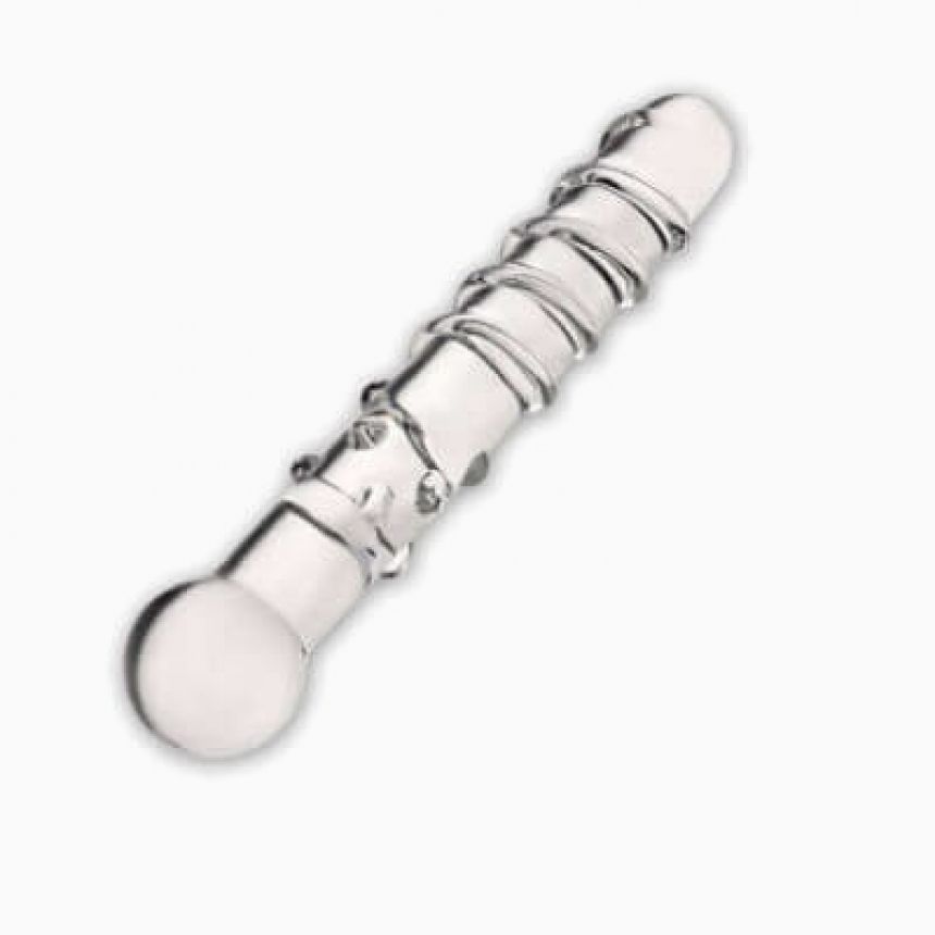 Фалоімітатор Glas - Callisto Clear Glass Dildo 18х3, 8 см Фалоімітатор Glas - Callisto Clear Glass Dildo 18х3, 8 см