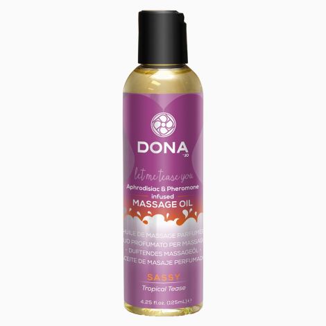 Масажна олія з ароматом тропічних фруктів Dona Tropical Tease, 110 мл